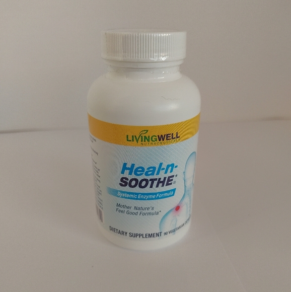 Living Well heal n soothe enzyme formula NIP - Picture 1 of 5
